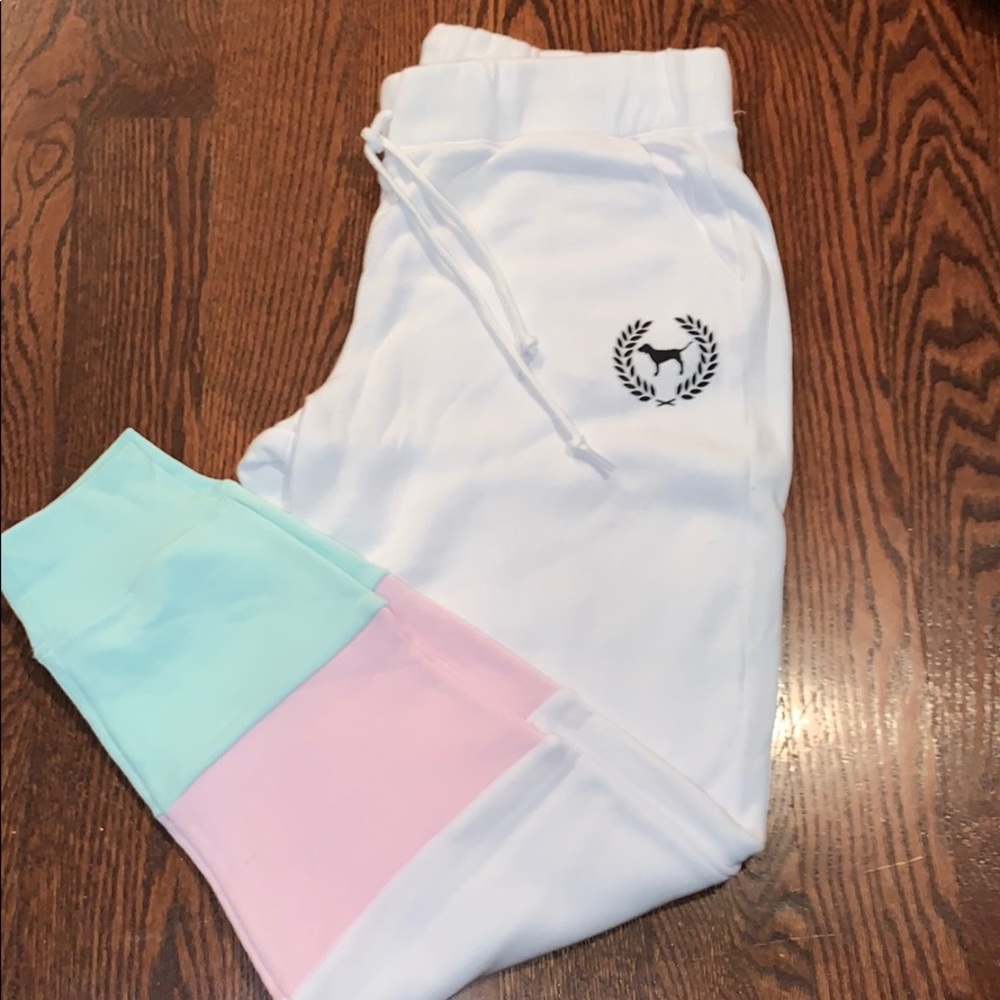 White sweatpants